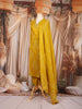 Mustard Yellow Floral Printed Cotton Salwar Suit