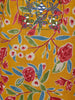 Mustard Yellow Floral Printed Cotton Salwar Suit with Dupatta