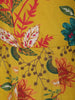Mustard Yellow Floral Printed Cotton Salwar Suit with Printed Dupatta