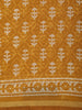Mustard Yellow Floral Printed Design Chanderi Cotton Casual Wear Saree