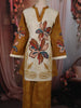 Mustard Yellow Floral Printed Design Cotton Co-ord Set