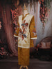 Mustard Yellow Floral Printed Design Cotton Co-ord Set