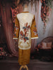 Mustard Yellow Floral Printed Design Cotton Co-ord Set