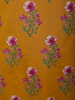 Mustard Yellow Floral Printed Design Cotton Salwar Suit with Dupatta