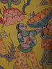 Mustard Yellow Floral Printed Design Cotton Straight Cut Salwar Suit