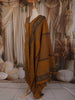 Mustard Yellow Floral Printed Design Cotton Straight Cut Salwar Suit with Dupatta