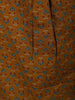 Mustard Yellow Floral Printed Design Cotton Straight Cut Salwar Suit with Dupatta