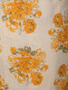 Mustard Yellow Floral Printed Design Cotton Straight Cut Salwar Suit with Dupatta