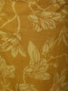 Mustard Yellow Floral Printed Design Cotton Straight Cut Salwar Suit with Dupatta