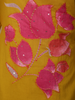 Mustard Yellow Floral Printed Design Cotton Straight Cut Salwar Suit with Dupatta