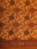 Mustard Yellow Floral Printed Design Karishma Cotton Saree