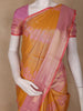 Mustard Yellow Floral Woven Design Art Silk Saree