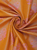 Mustard Yellow Floral Woven Design Art Silk Saree