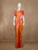 Mustard Yellow Floral Woven Pure Kanchipuram Silk Saree