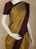 Mustard Yellow Floral and Animal Motif Woven Design Soft Silk Fancy Saree with Contrast Border