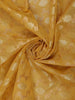 Mustard Yellow Geometric Designed Art Silk Saree