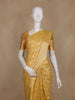 Mustard Yellow Geometric Designed Art Silk Saree
