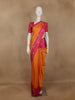 Mustard Yellow Geometric Designed Silk Saree - Diadem