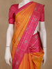 Mustard Yellow Geometric Designed Silk Saree - Diadem