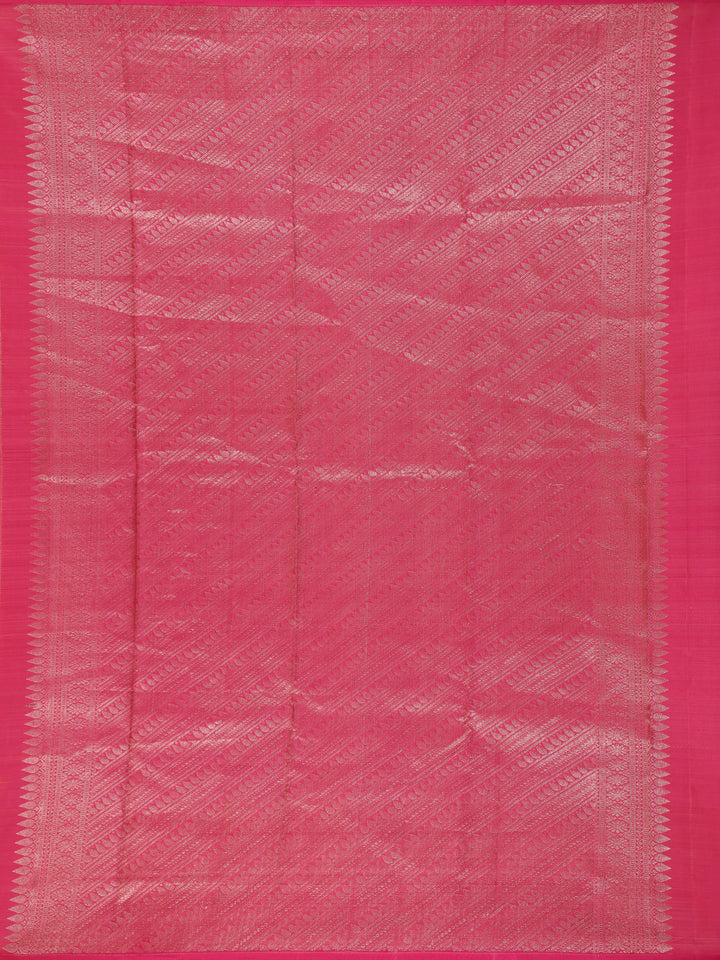 Mustard Yellow Geometric Designed Silk Saree - Diadem