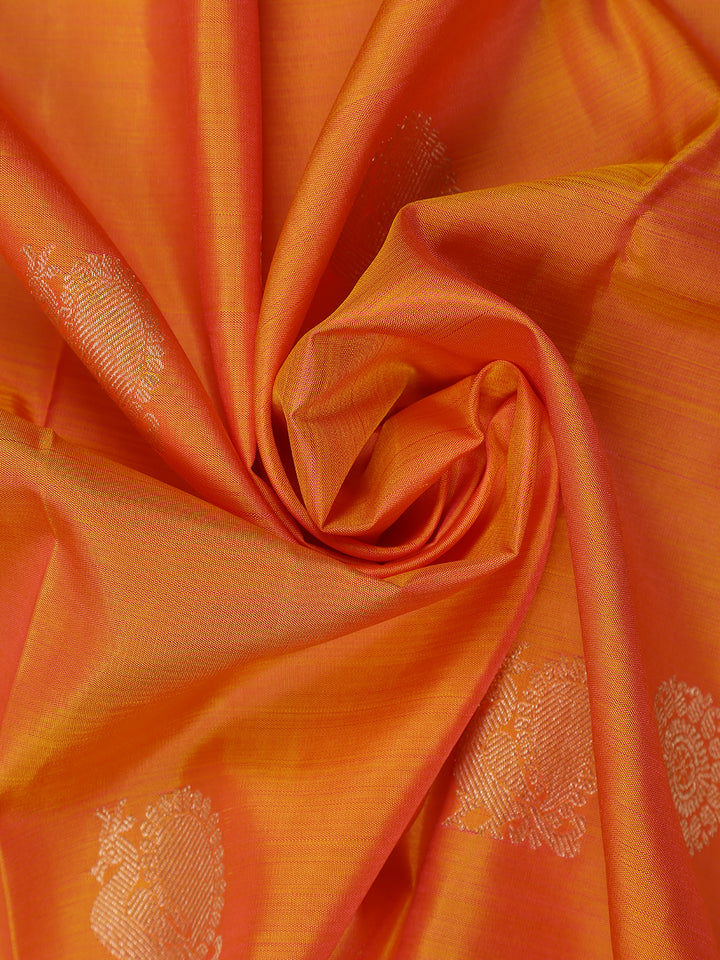 Mustard Yellow Geometric Designed Silk Saree - Diadem