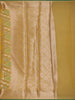 Mustard Yellow Geometric Printed Design Tissue Silk Saree