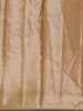 Mustard Yellow Geometric Printed Design Tissue Silk Saree
