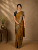 Mustard Yellow Geometric Woven Kota Cotton Saree