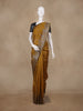 Mustard Yellow Geometric Woven Kota Cotton Saree