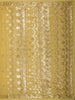 Mustard Yellow Heavy Sequins Embroidered Design Georgette Designer Saree with Lace Border