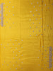 Mustard Yellow Heavy Sequins Embroidered Design Organza Designer Saree