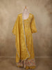 Mustard Yellow Heavy Sequins and Beads Embroidered Design Tissue Silk Mastani Lehenga with Dupatta