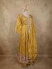 Mustard Yellow Heavy Sequins and Beads Embroidered Design Tissue Silk Mastani Lehenga with Dupatta
