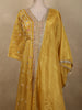 Mustard Yellow Heavy Sequins and Beads Embroidered Design Tissue Silk Mastani Lehenga with Dupatta
