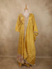 Mustard Yellow Heavy Sequins and Beads Embroidered Design Tissue Silk Mastani Lehenga with Dupatta