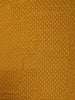 Mustard Yellow Horizontal Striped Printed Design Chiffon Fancy Saree with Zari Border