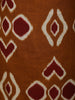 Mustard Yellow Ikat Printed Design Cotton Straight Cut Salwar Suit