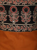 Mustard Yellow Kalamkari Printed Design Cotton Straight Cut Salwar Suit