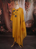 Mustard Yellow Kalamkari Printed Design Pure Cotton Straight Cut Salwar Suit with Matching Printed Dupatta