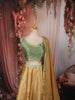 Mustard Yellow Paisley Printed and Stone Embellished Design Raw Silk Bridesmaid Lehenga Choli with Matching Dupatta