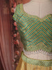 Mustard Yellow Paisley Printed and Stone Embellished Design Raw Silk Bridesmaid Lehenga Choli with Matching Dupatta