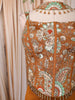 Mustard Yellow Paisley Sequins and Beads Embroidered Design Georgette Palazzo Suit with Matching Choker Dupatta