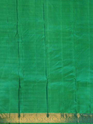 Mustard Yellow Peacock Woven Pure Kanchipuram Silk Saree - Diadem