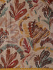 Beige MultiColor Abstract Printed Synthetic Saree with Mustard Yellow Sequin Embroidered Blouse - Diadem