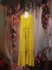 Mustard Yellow Sequins Embroidered Design Georgette Kids Palazzo Suit