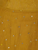 Mustard Yellow Sequins and Beads Embellished Design Net Lehenga With Net Dupatta