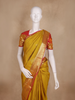 Mustard Yellow Small Butta Woven Kanchipuram Silk Saree