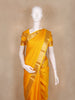 Mustard Yellow Solid Woven Design Kanchipuram Silk Saree