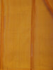 Mustard Yellow Stripes Woven Pure Kanchipuram Silk Saree