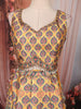Mustard Yellow Traditional Floral Printed and Stone Embellished Design Raw Silk Bridesmaid Lehenga Choli with Matching Dupatta